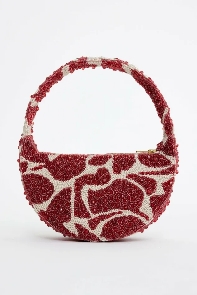 Women BEAD BIRCH BAG Chilli Ivory Acler Bags