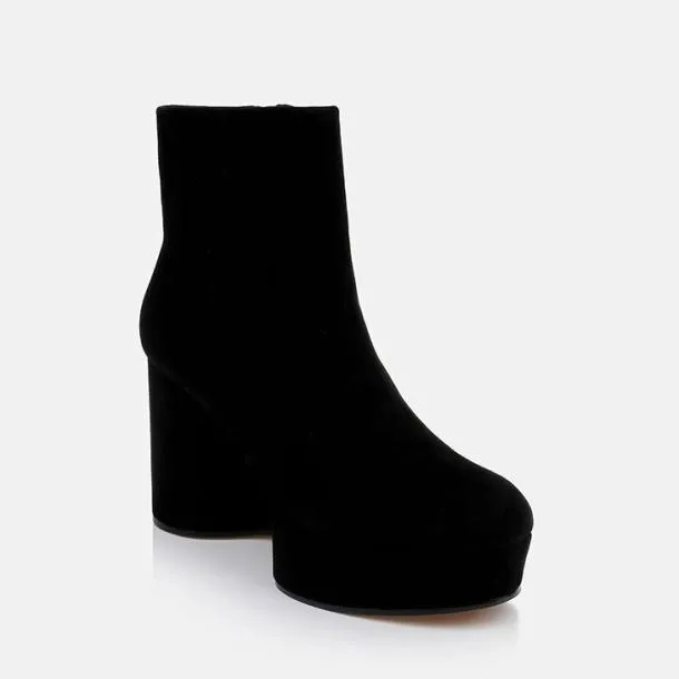 Women BELEN Suede Black Clergerie Ankle Boots