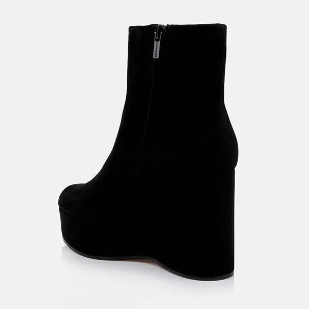 Women BELEN Suede Black Clergerie Ankle Boots