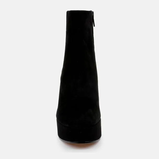 Women BELEN Suede Black Clergerie Ankle Boots