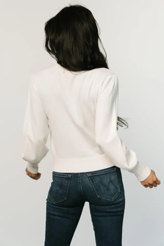 Women Blouses Shirts Baltic Born Danica Turtleneck Knit Top Ivory Women Blouses Shirts Baltic Born Danica Turtleneck Knit Top Ivory