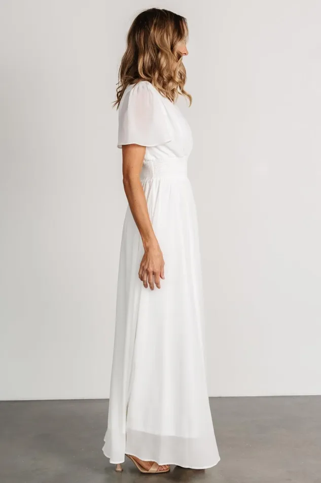 Women Bridal Baltic Born Birdie Maxi Dress White