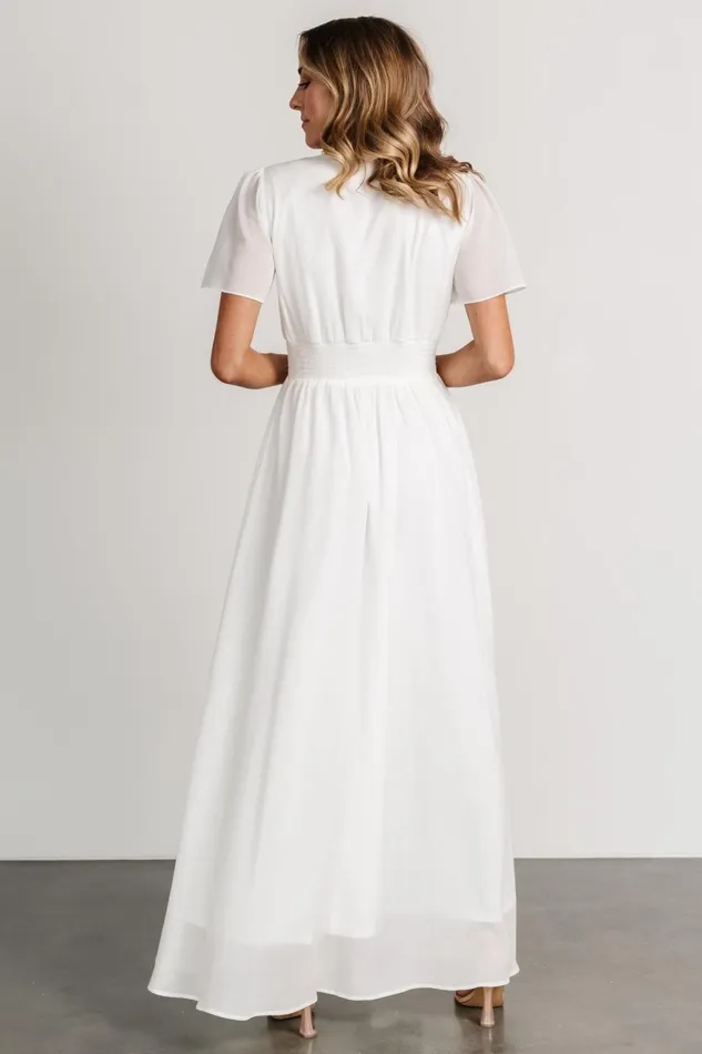 Women Bridal Baltic Born Birdie Maxi Dress White
