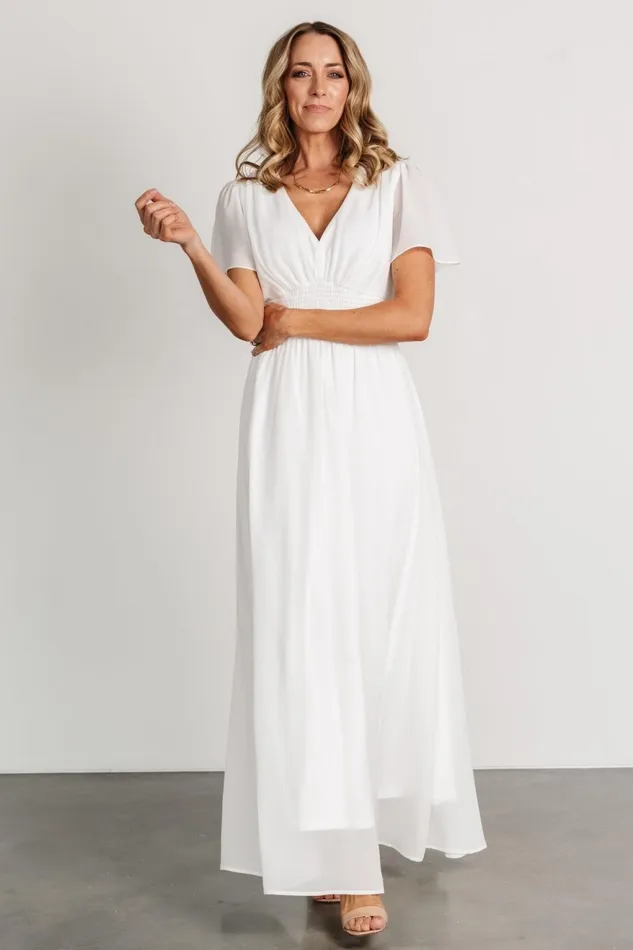 Women Bridal Baltic Born Birdie Maxi Dress White