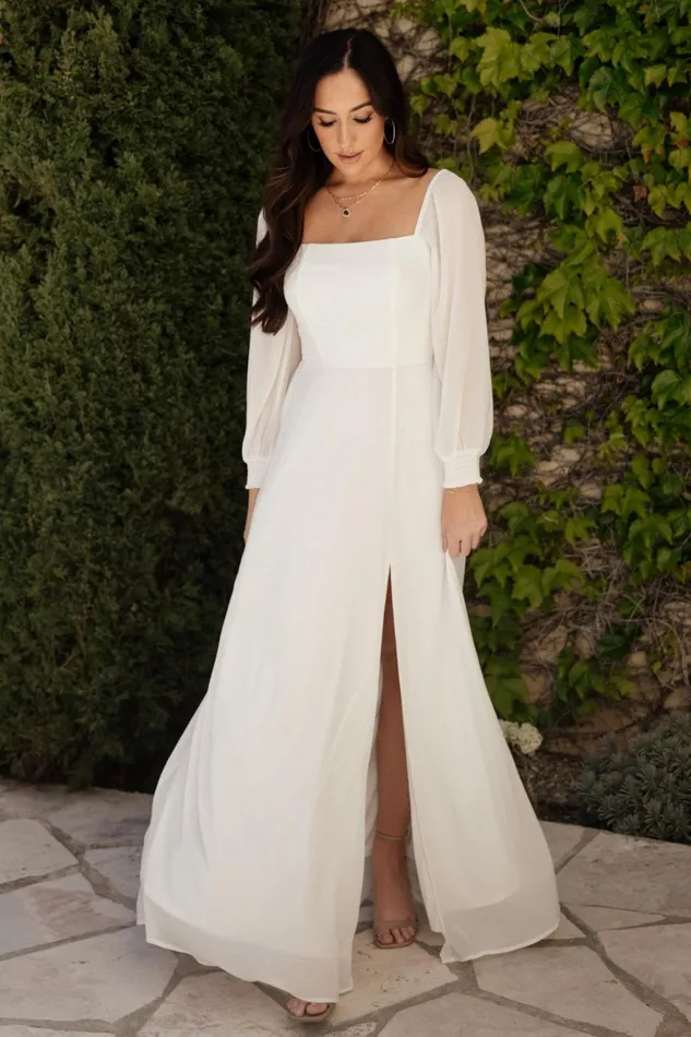 Women Bridal Baltic Born Giselle Maxi Dress White Women Bridal Baltic Born Giselle Maxi Dress White
