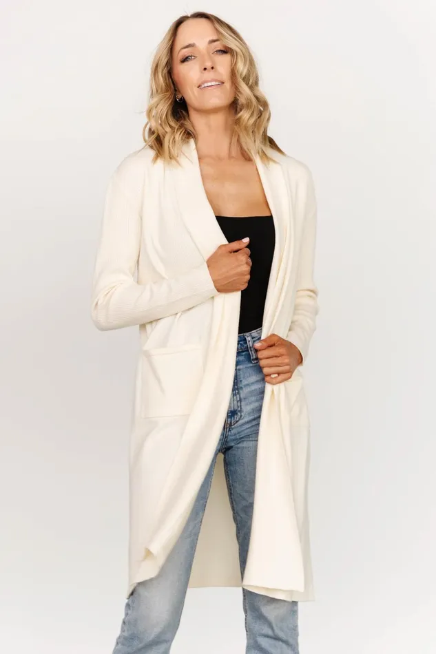 Women Cardigans Baltic Born Central Park Cardigan Ivory Women Cardigans Baltic Born Central Park Cardigan Ivory