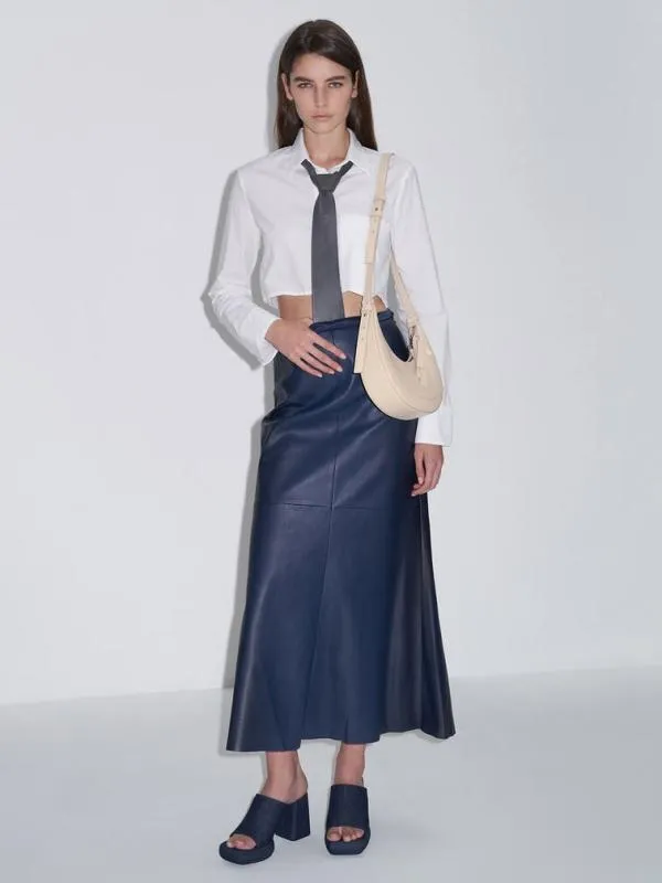 Women Carey Crescent Hobo Bag 8211 Oat CHARLES and KEITH Hobo Bags