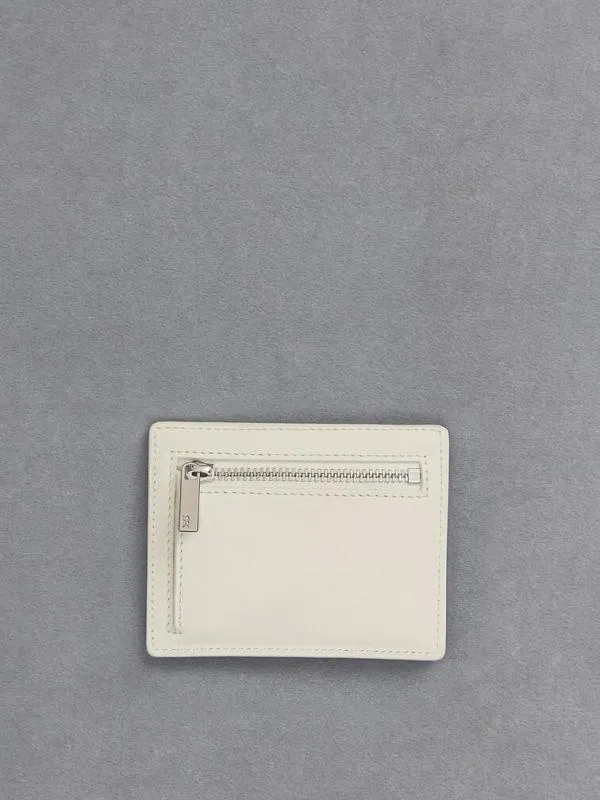 Women Carli Leather MultiSlot Card Holder 8211 White CHARLES and KEITH Card Holders