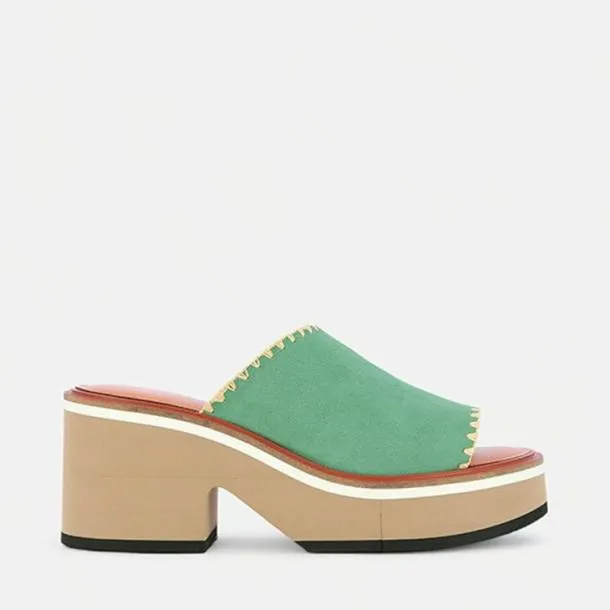 Women CESSY Suede Moss Clergerie Mules