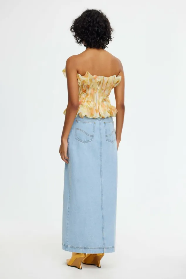 Women CLEMENTS TOP Ochre Cloud Acler Tops