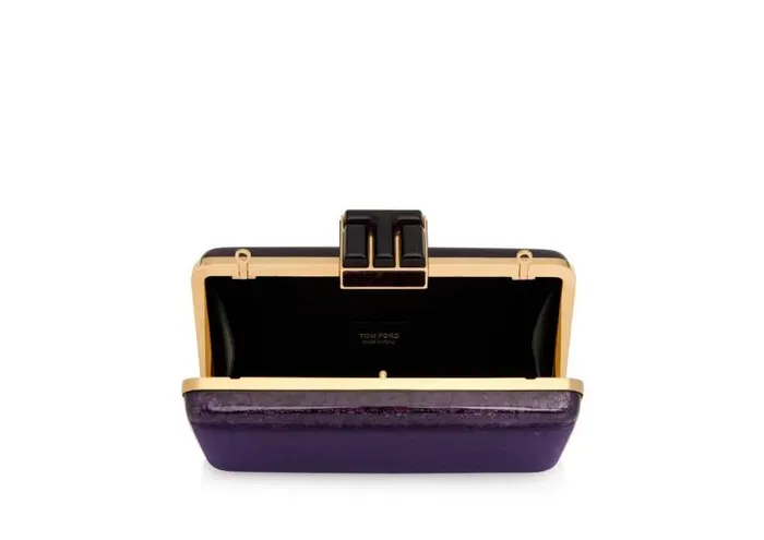 Women Clutches Tom Ford Glitter Plexiglass 001 Lock Minaudiere Dahlia Women Clutches Tom Ford Glitter Plexiglass 001 Lock Minaudiere Dahlia