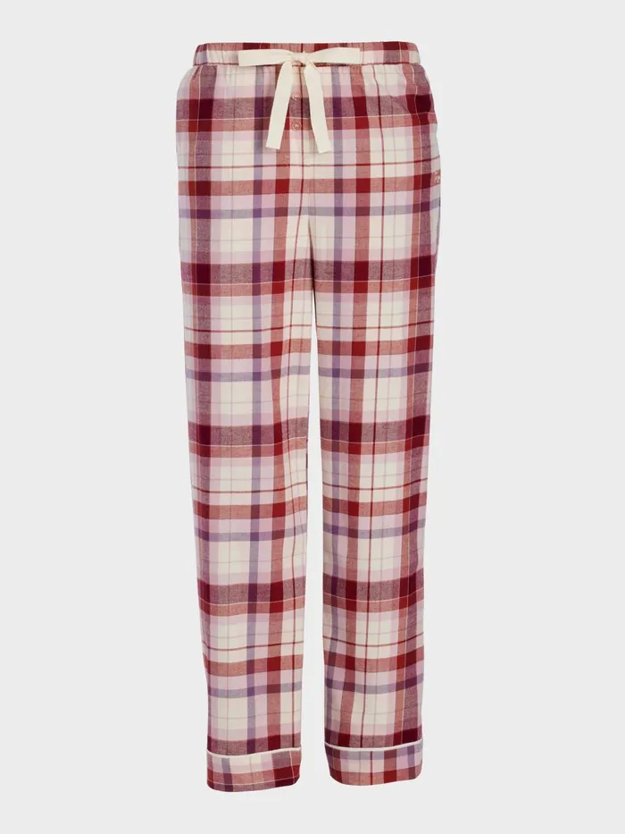 Women Cream Check Classic Pj Pant Multi Peter Alexander Pants