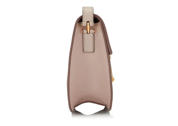 Women Cross Body Bags Tom Ford Grain Leather Tara Crossbody Bag Silk Taupe Women Cross Body Bags Tom Ford Grain Leather Tara Crossbody Bag Silk Taupe