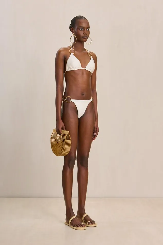 Women Cult Gaia Bikinis ZOEY BIKINI TOP 8211 OFF WHITE Women Cult Gaia Bikinis ZOEY BIKINI TOP 8211 OFF WHITE