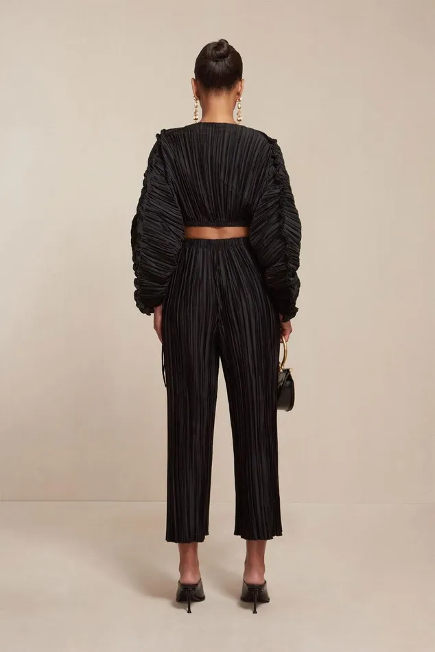Women Cult Gaia Bottoms STACIE PANT 8211 BLACK Women Cult Gaia Bottoms STACIE PANT 8211 BLACK