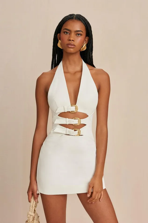 Women Cult Gaia Dresses ANICE DRESS 8211 OFF WHITE