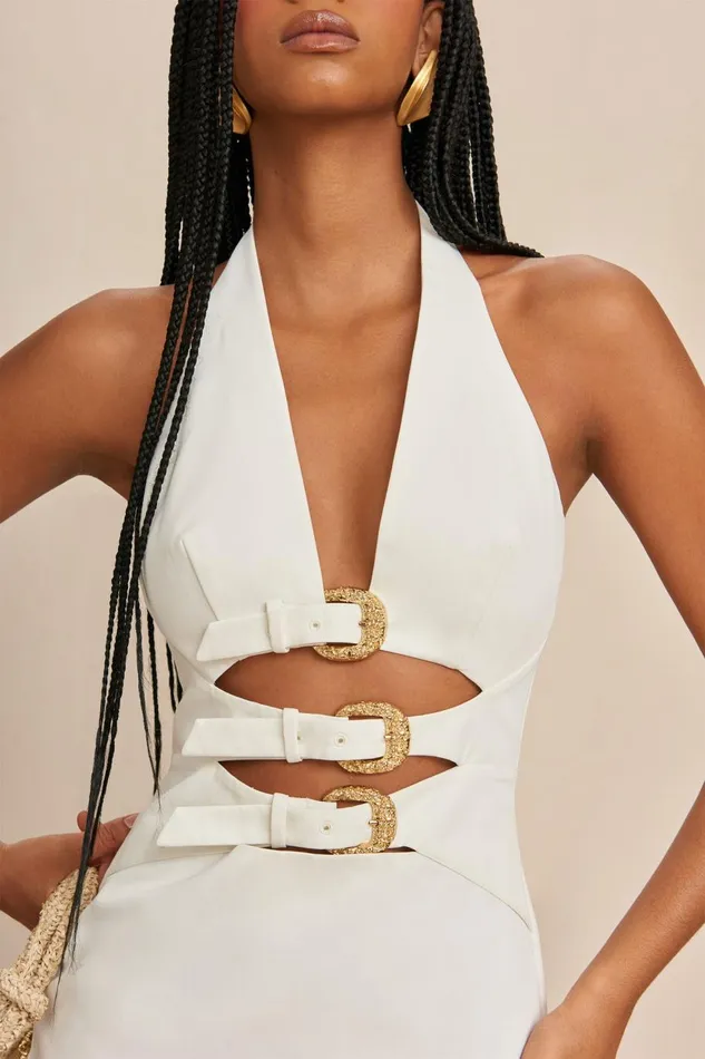 Women Cult Gaia Dresses ANICE DRESS 8211 OFF WHITE