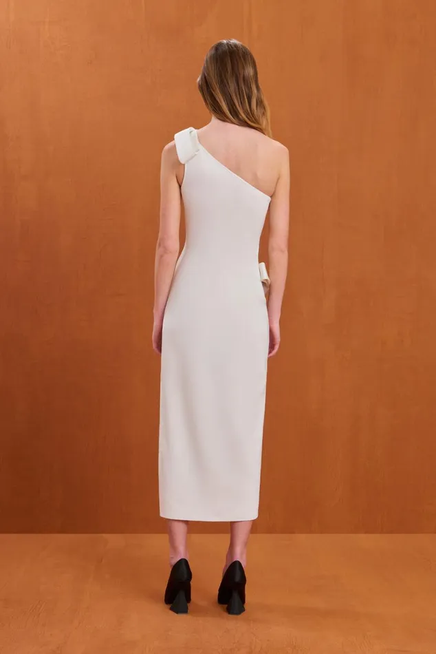 Women Cult Gaia Dresses BLENDA KNIT DRESS 8211 OFF WHITE Women Cult Gaia Dresses BLENDA KNIT DRESS 8211 OFF WHITE