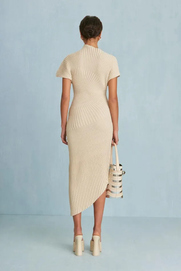 Women Cult Gaia Dresses CHRYSTA KNIT DRESS 8211 BEACH