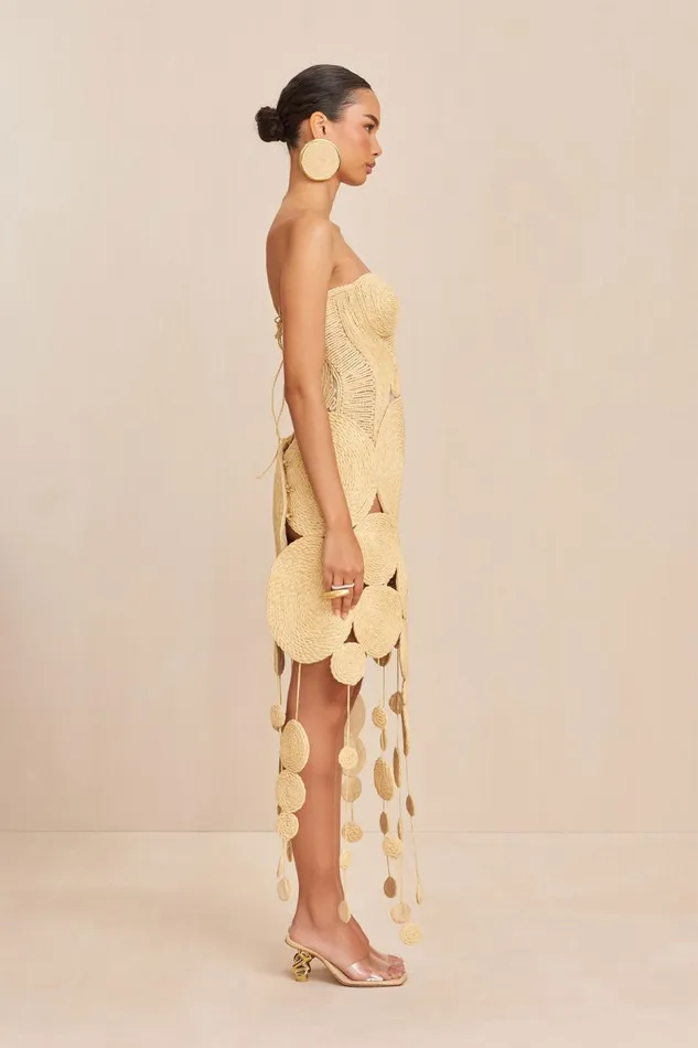 Women Cult Gaia Dresses FELIZ GOWN 8211 NATURAL