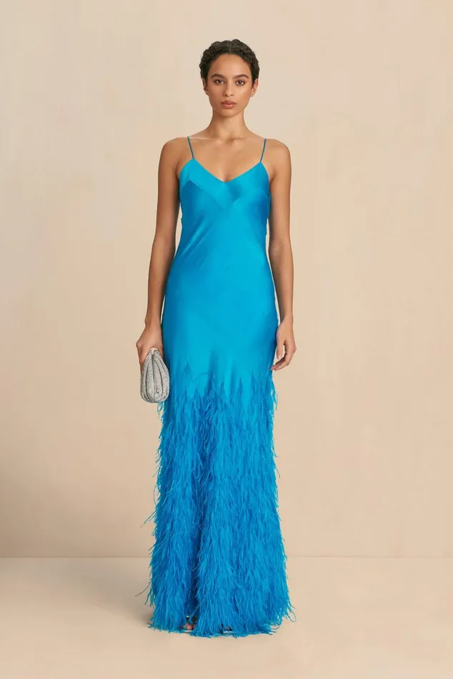 Women Cult Gaia Dresses HANSAL GOWN 8211 LAKE BLUE