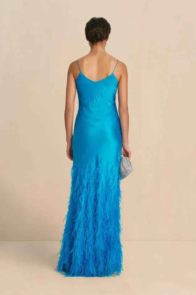 Women Cult Gaia Dresses HANSAL GOWN 8211 LAKE BLUE Women Cult Gaia Dresses HANSAL GOWN 8211 LAKE BLUE