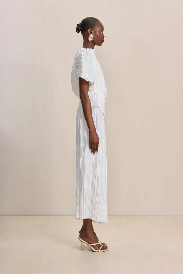 Women Cult Gaia Dresses ISA DRESS 8211 OFF WHITE