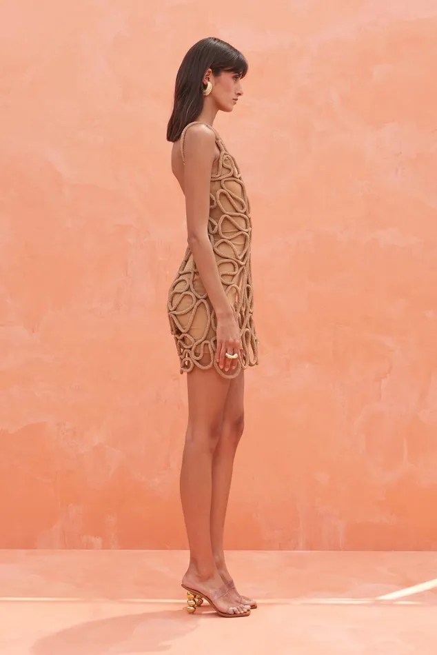 Women Cult Gaia Dresses JEMIMA DRESS 8211 CHAMPAGNE