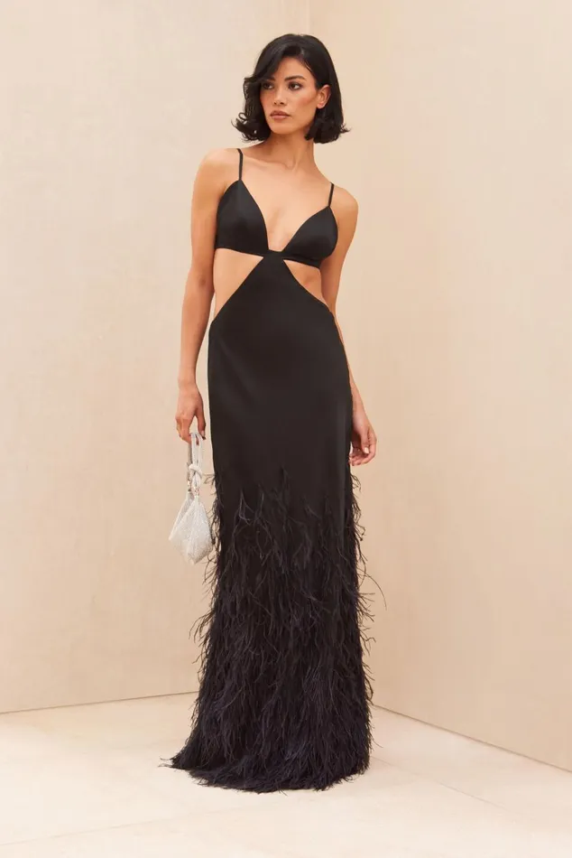 Women Cult Gaia Dresses RAISA GOWN 8211 BLACK