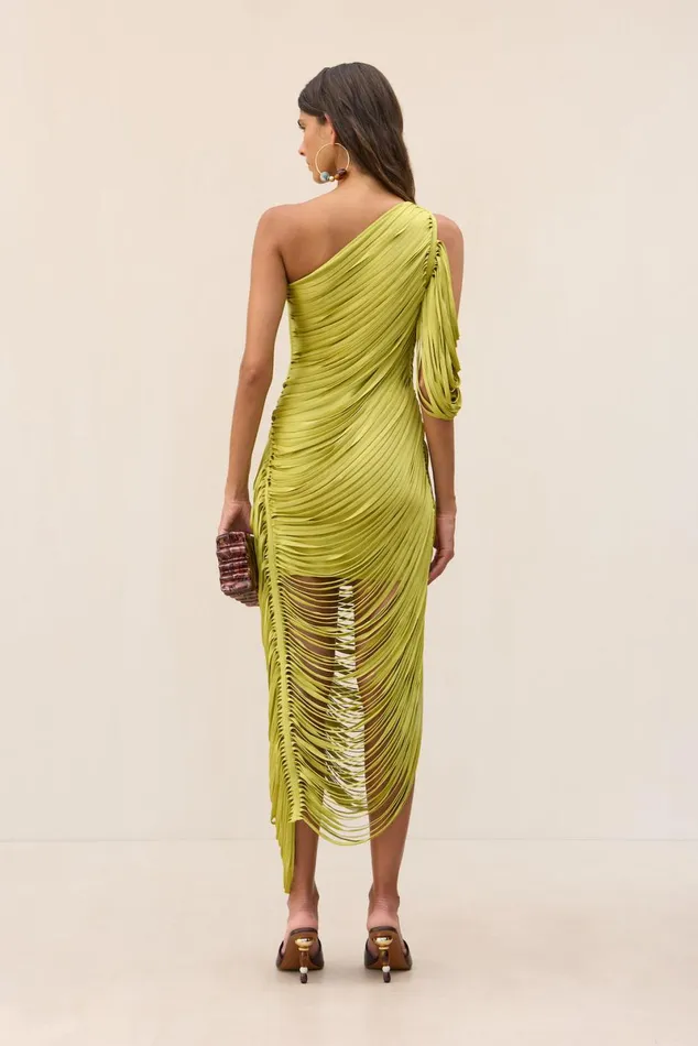 Women Cult Gaia Dresses SONA KNIT DRESS 8211 ALGAE