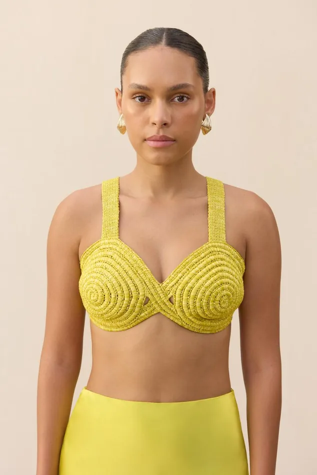 Women Cult Gaia Knits GABI CROCHET TOP 8211 TAHDIG