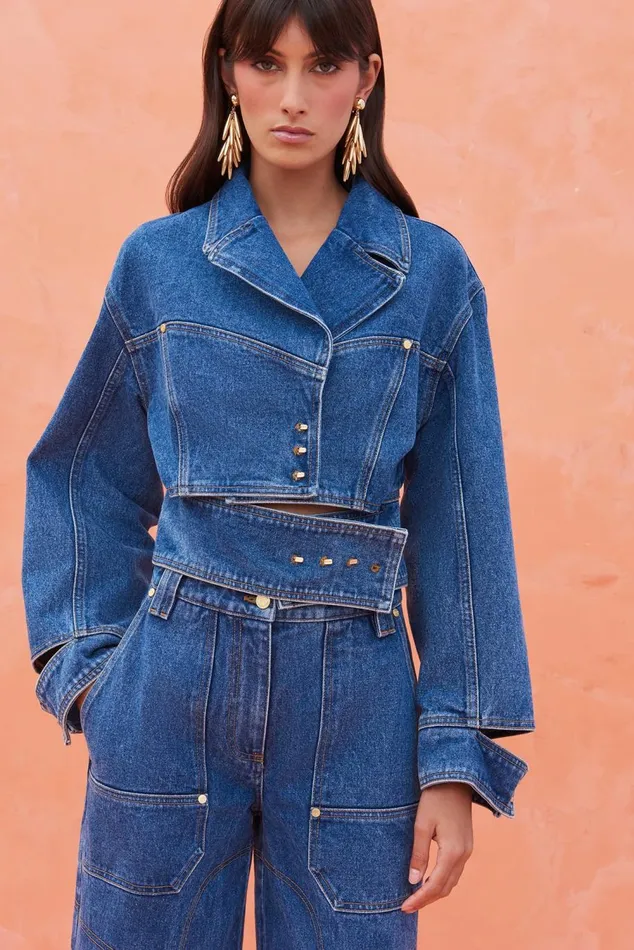 Women Cult Gaia Outerwear GEORGIA JACKET 8211 INDIGO