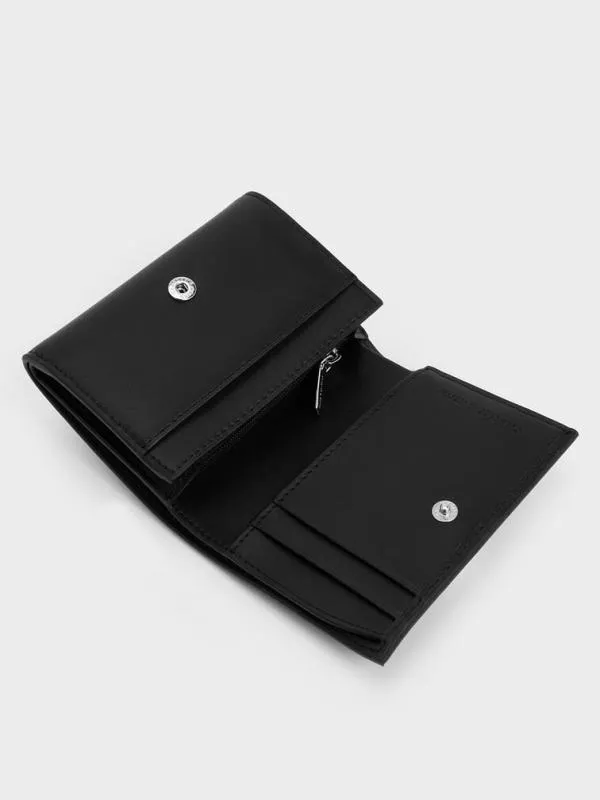 Women Daylla Wallet 8211 Noir CHARLES and KEITH Small Wallets