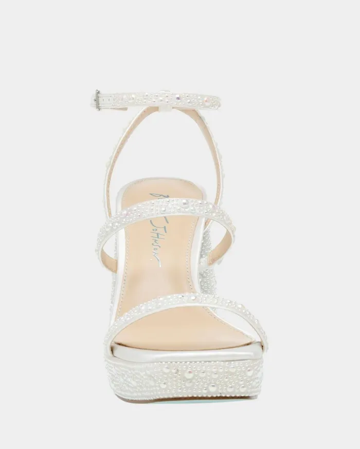 Women DENNI IVORY Pearl Betsey Johnson Women DENNI IVORY Pearl Betsey Johnson