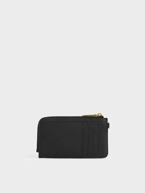 Women Dixie MultiSlot Wristlet Card Holder 8211 Black CHARLES and KEITH Card Holders