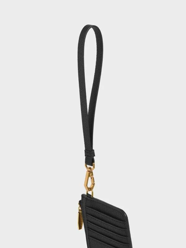 Women Dixie MultiSlot Wristlet Card Holder 8211 Black CHARLES and KEITH Card Holders Women Dixie MultiSlot Wristlet Card Holder 8211 Black CHARLES and KEITH Card Holders