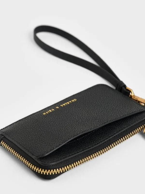 Women Dixie MultiSlot Wristlet Card Holder 8211 Black CHARLES and KEITH Card Holders Women Dixie MultiSlot Wristlet Card Holder 8211 Black CHARLES and KEITH Card Holders