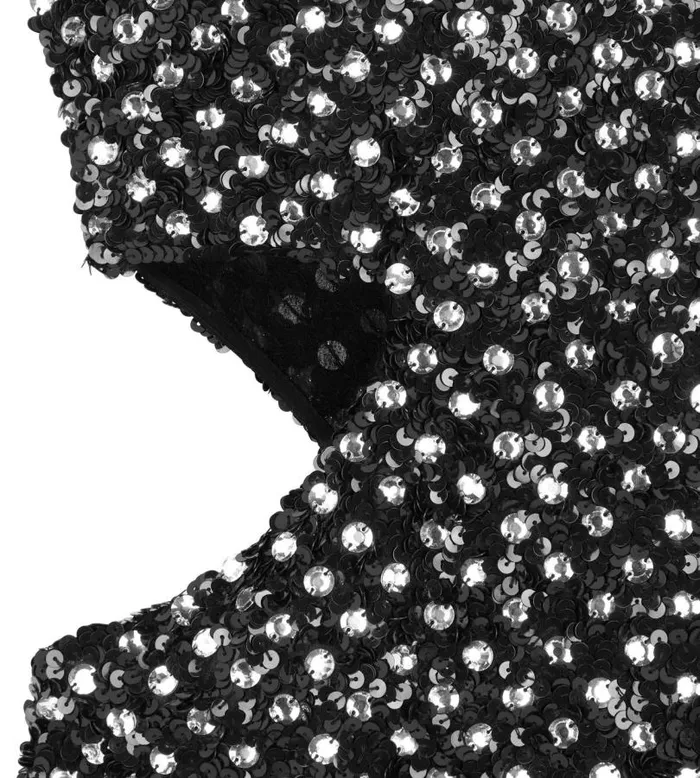 Women Dresses Tom Ford Embroidered Hooded Mini Dress Black Crystal