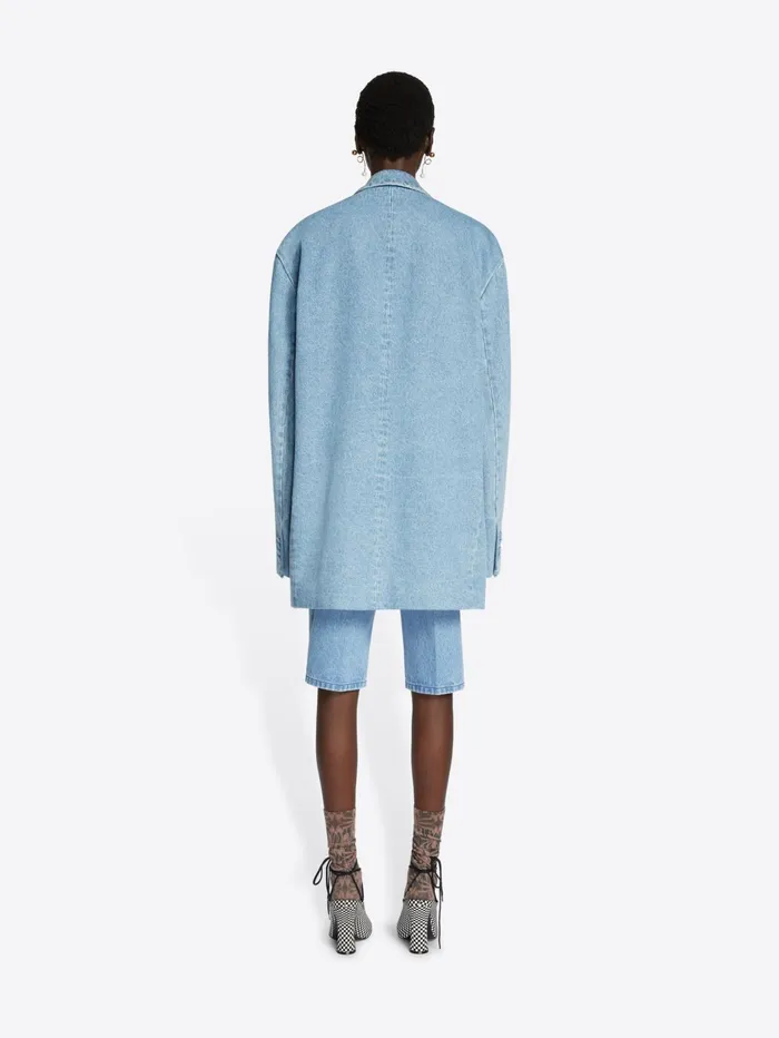 Women Dries Van Noten Blazers Oversized Denim Blazer