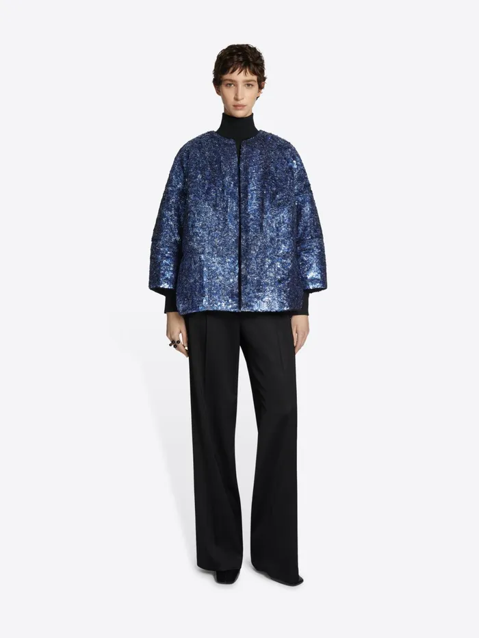 Women Dries Van Noten Coats and Jackets Embellished Cocoon Jacket