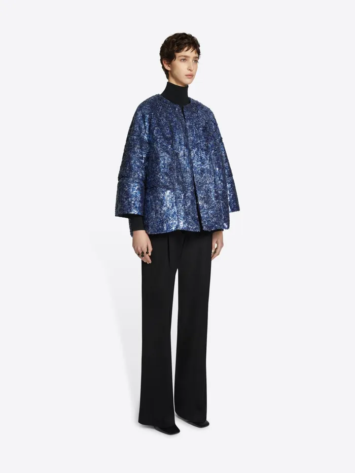 Women Dries Van Noten Coats and Jackets Embellished Cocoon Jacket