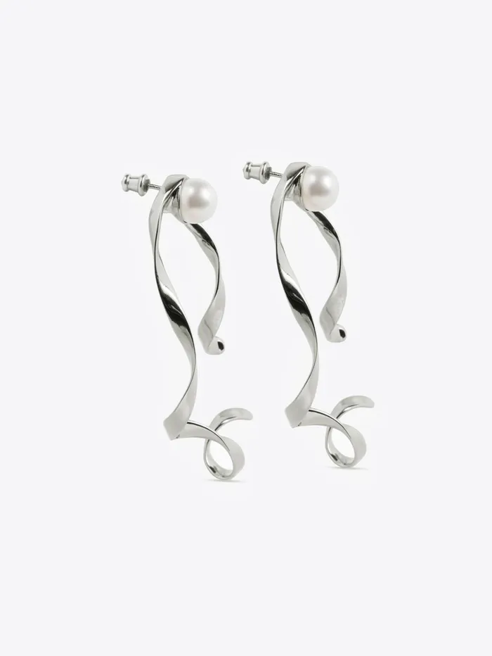 Women Dries Van Noten Jewelry Wave Stud Earrings