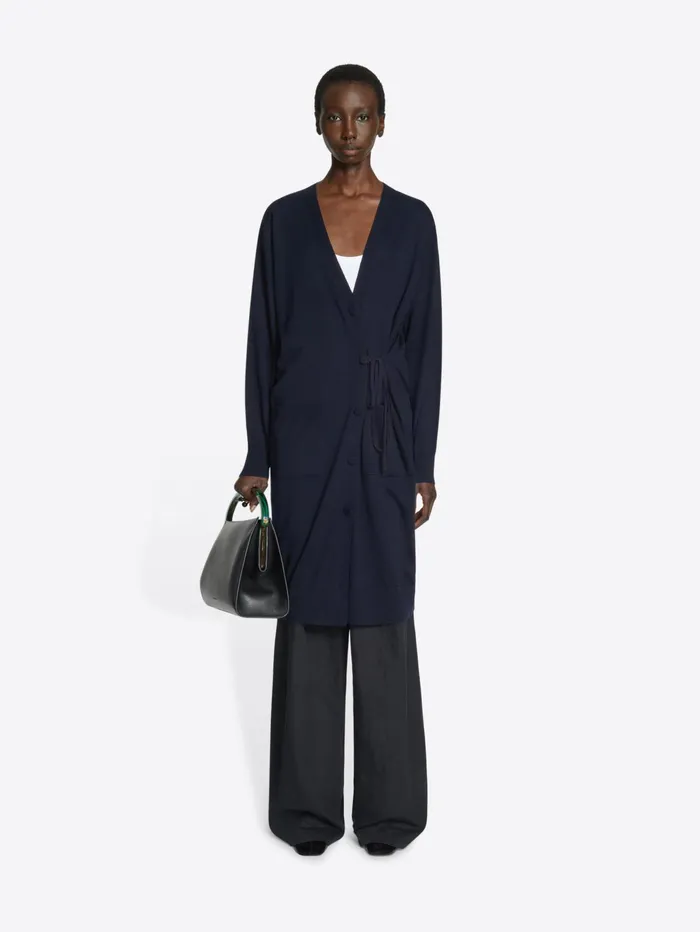 Women Dries Van Noten Knitwear Merino Wool Cardigan