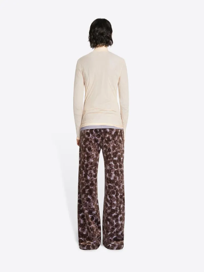 Women Dries Van Noten Tshirts and Sweatshirts Sheer Turtleneck Tee