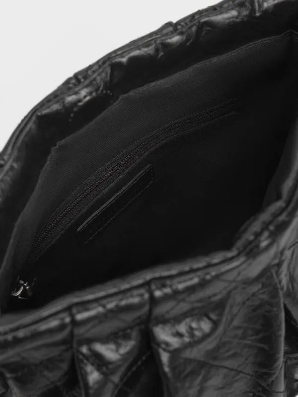 Women Duo Chain Handle Shoulder Bag 8211 Noir CHARLES and KEITH Slouchy Bags
