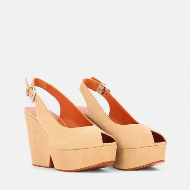 Women DYLAN Beige OUTLET Clergerie Wedges