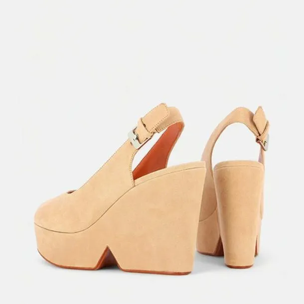 Women DYLAN Beige OUTLET Clergerie Wedges