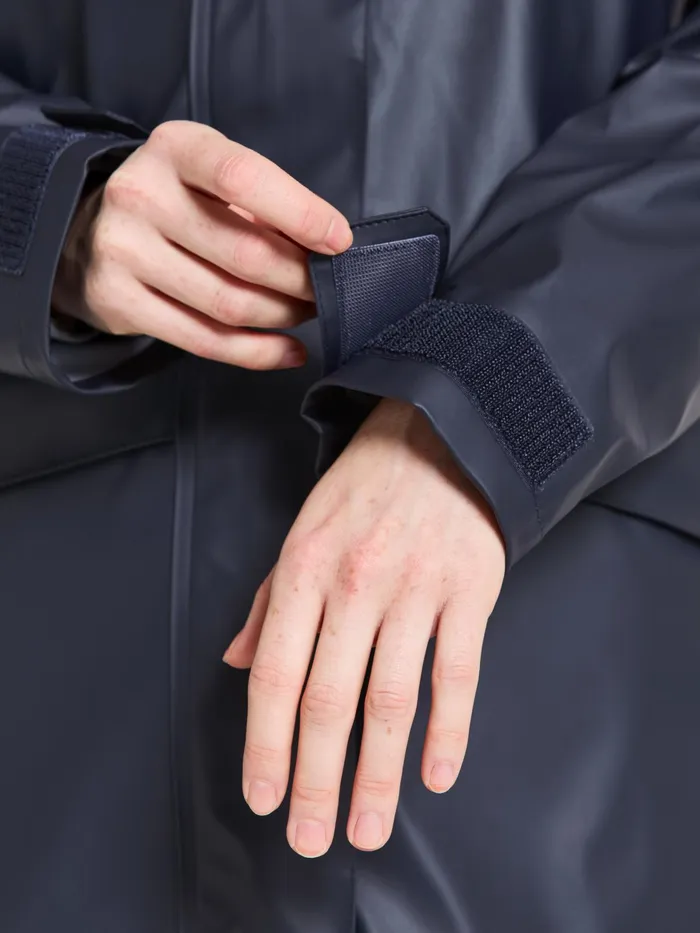 Women Elly Parka Galon Dark Night Blue Didriksons Autumn Jackets
