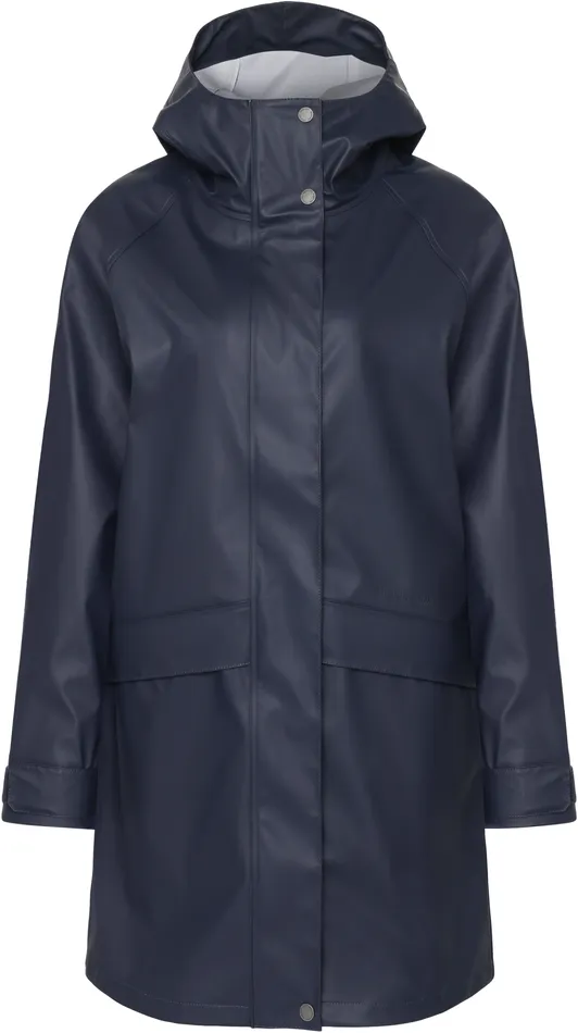 Women Elly Parka Galon Dark Night Blue Didriksons Autumn Jackets
