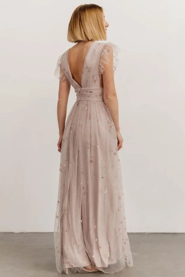Women Embellished Sequin Baltic Born Nova Shimmer Maxi Dress Dusty Lilac Women Embellished Sequin Baltic Born Nova Shimmer Maxi Dress Dusty Lilac